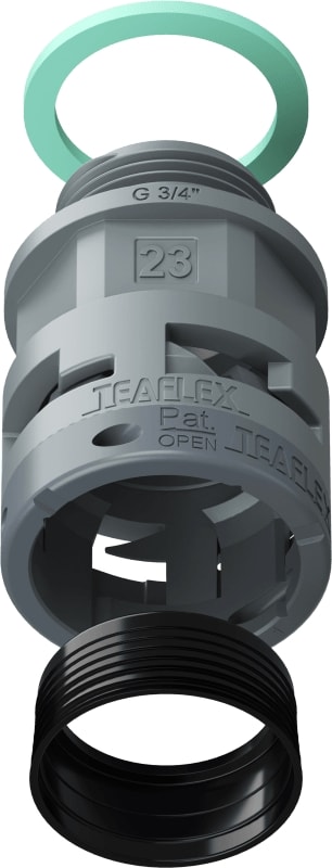 TEAFLEX - TEA8GSM23G04 RACC.GRIGIO IP68 SM23 G 3/4