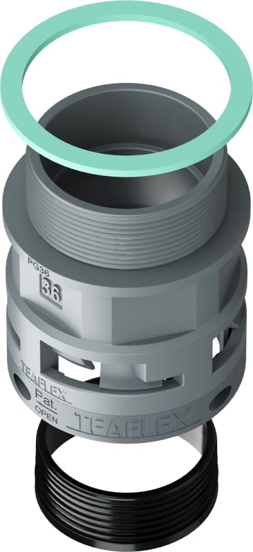 TEAFLEX - TEA8GSM36P36 RACC.GRIGIO IP68 SM36 PG36