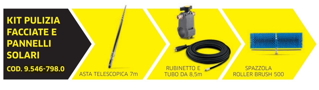 KARCHER SPA - KER9.546-798.0 PULIZIA FACCIATE E IMPIANTI FOTOVOLTAICI