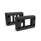 CEMBRE SPA - CEM9000.10/3 TELAIO 10 POLI DIVISIBILE SERIE EWO, IN POLIAMMIDE PA6.6, IP66, NERO RAL 9005, HF E SILICON FREE, ALLOGGIA 1 GOMMINO GRANDE E 2 GOMMINI PICCOLI