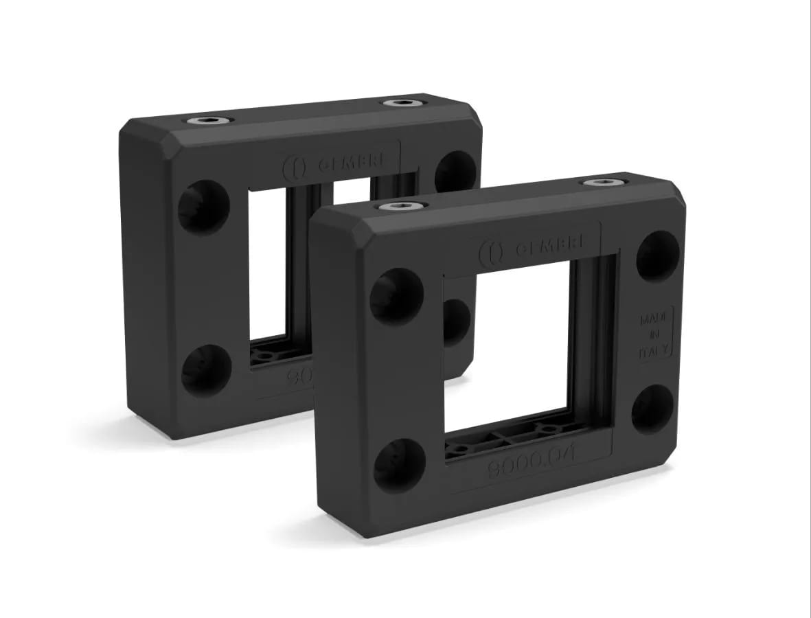 CEMBRE SPA - CEM9000.Q/4 TELAIO QUADRATO,PA6.6,IP66,NERO,HF,4 GOM