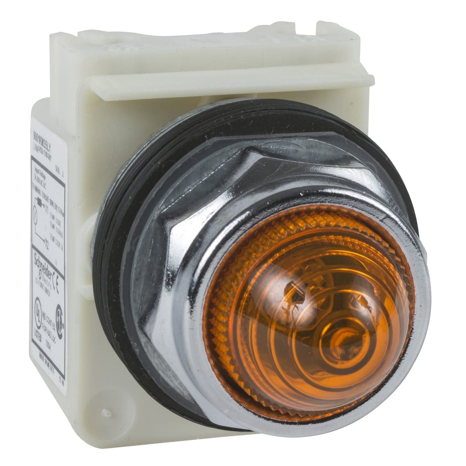 SCHNEIDER ELECTRIC - SNR9001KP35LYA9 PORTALAMPADA LED 24V AMBRA