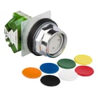 SCHNEIDER ELECTRIC - SNR9001KR2UH5 Pulsante in 7 colori Ø 7 - Sporgente c/ritorno a molla - 1NO
