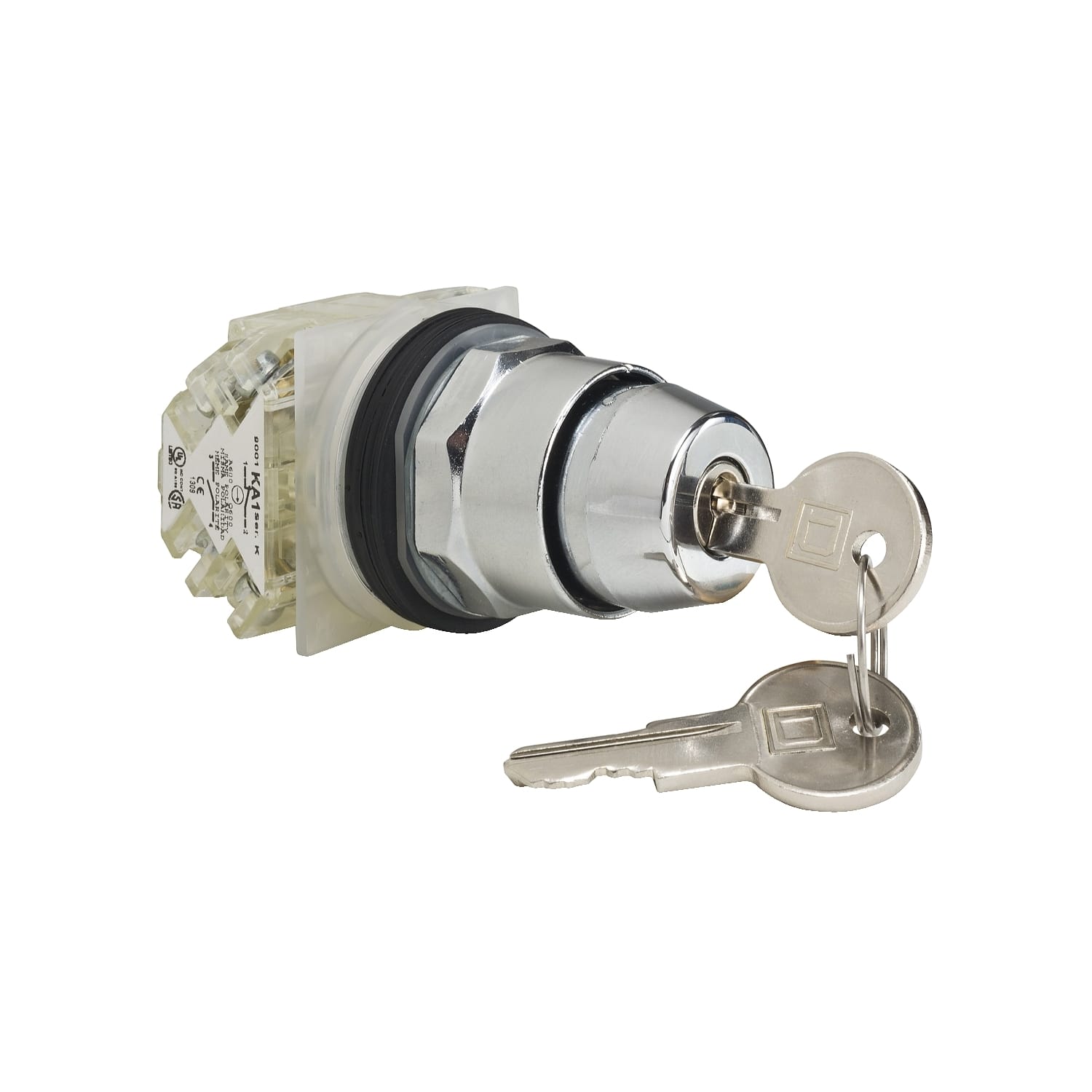 SCHNEIDER ELECTRIC - SNR9001KS11K3H2 Interruttore selettore Ø30 - manopola comando - SX + DX