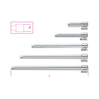 BM SPA - BMM009000824 Prolunghe con attacchi quadri, maschio e femmina 1/4" cromate