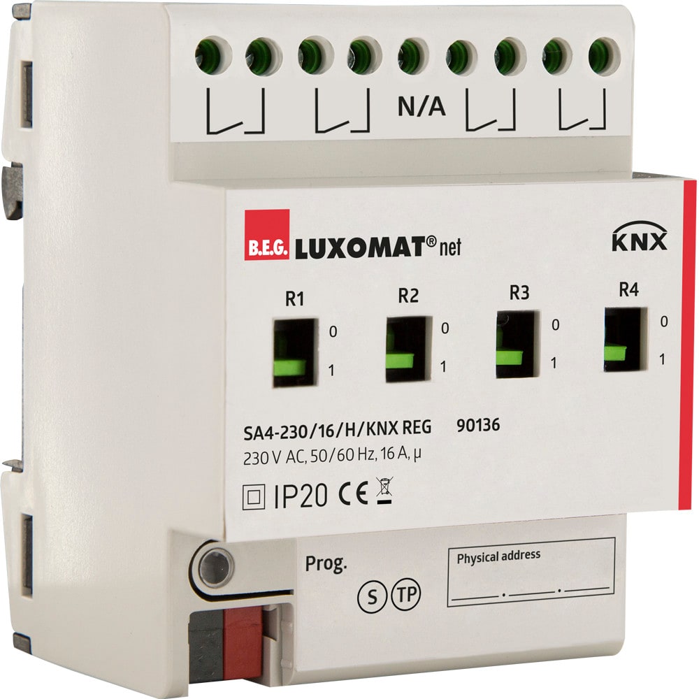 B.E.G. ITALIA SRL - BBH90136 SA4-230/16/H/KNX - ATTUAT. 4 X 16A