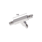TARGETTI - TAR9014/W GIUNTO T POLARIT ESTER. DESTRA BIANCO