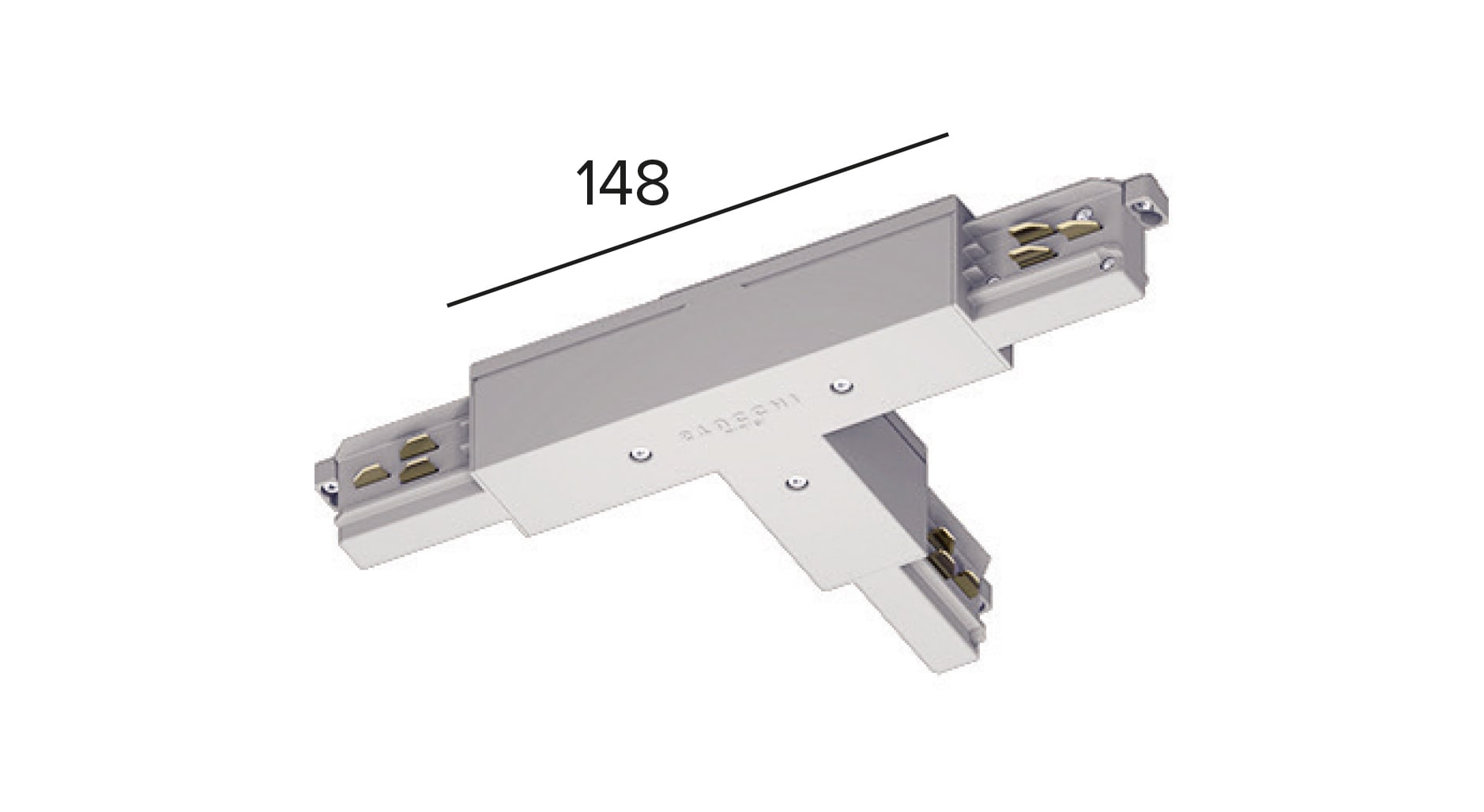 TARGETTI - TAR9015/W GIUNTO T POLARIT INTERNA SINIST. BIANCO