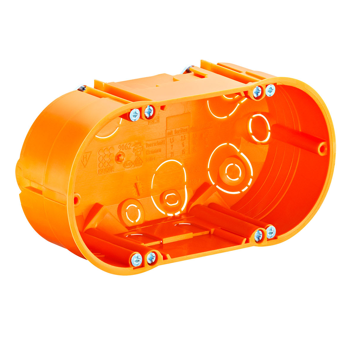 KAISER GMBH & CO. KG - KAI9062-02 SCATOLA DOPPIA PER APPARECCHI PER PARETI
