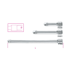 BM SPA - BMM009100826 Prolunghe con attacchi quadri maschio e femmina 3/8" cromate