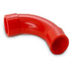 IESS SRL - EAABE25ABS CURVA 90 IN ABS ROSSO-25 MM (SU RICH)