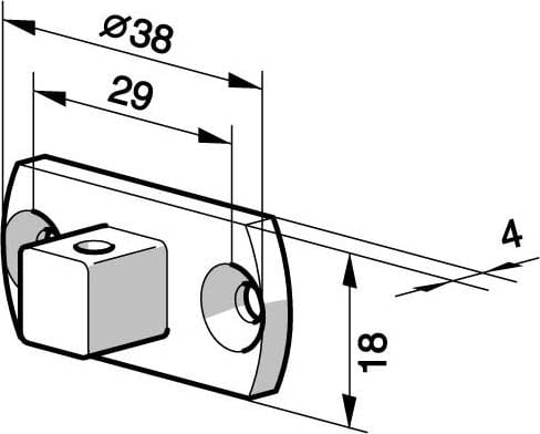 BFT (SOMFY) - MFY9147334 SUPPORTO OP. Q.10