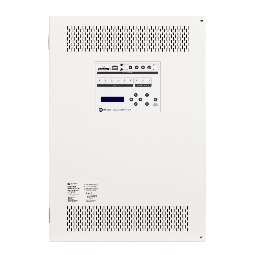 RCF SPA - MAD12100009 MX 3500-2 AMPLIFICATORE 2 CH 500W EN 54-