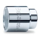 BM SPA - BMM009200017 Chiavi a bussola con attacco quadro femmina 1/2" bocca esagonale, cromate