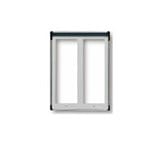VIMAR SPA - VIW9222 CORNICE PER 4 MODULI 2X2 GRIGIO LUCE