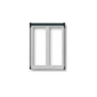 VIMAR SPA - VIW9222 CORNICE PER 4 MODULI 2X2 GRIGIO LUCE