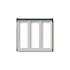 VIMAR SPA - VIW9232 CORNICE PER 6 MODULI 3X2 GRIGIO LUCE