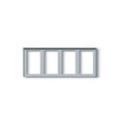 VIMAR SPA - VIW9242 CORNICE PER 8 MODULI 4X2 GRIGIO LUCE