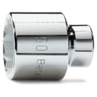BM SPA - BMM009280150 Chiavi a bussola con attacco quadro femmina 3/4" bocca poligonale, cromate