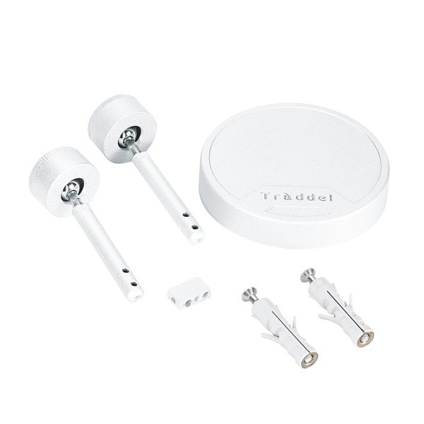 LINEA LIGHT (ILED) - ILDTR4111-4 SET FISSAG+ALIM.PARETE MONO BI.RAGG