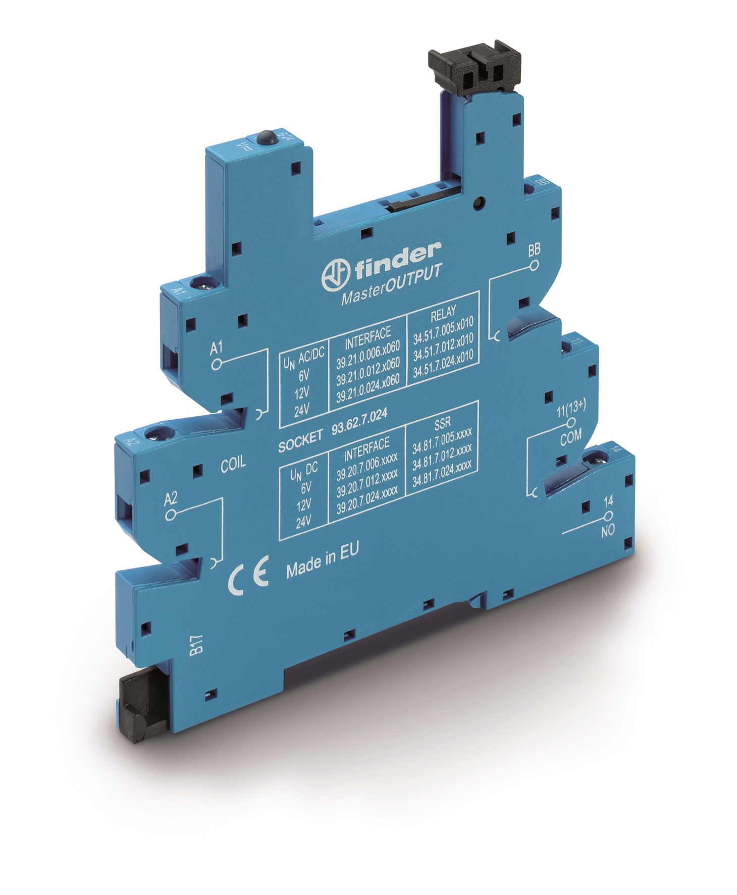 FINDER SPA - FIN93627024 ZOCCOLO CON MORSETTI A BUSSOLA 1P S.34