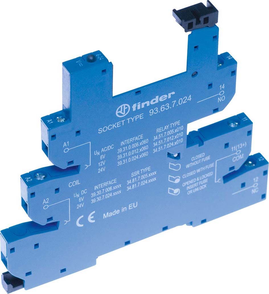 FINDER SPA - FIN93630024 MODULO PORTA FUSIBILE CON LED