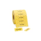 HELLERMANNTYTON Srl - HEE556-80543 TARGHETTA POLIURETANO 20X51MM GIALLO