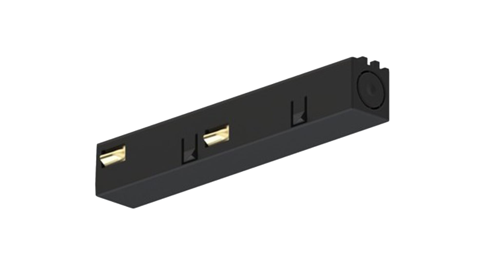 TARGETTI - TAR9501-S/W-E EVO TRACK SHORT NOT POLARED END-FEED WH