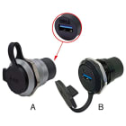 ELCART DISTRIBUTION - ERT421001200 PRESA USB3.0 F/F DA PANNEL. NERO