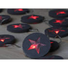 GIOCOPLAST NATALE SP - GCP97012361 20 DEC. ROTONDE STELLA FELTRO CON LED