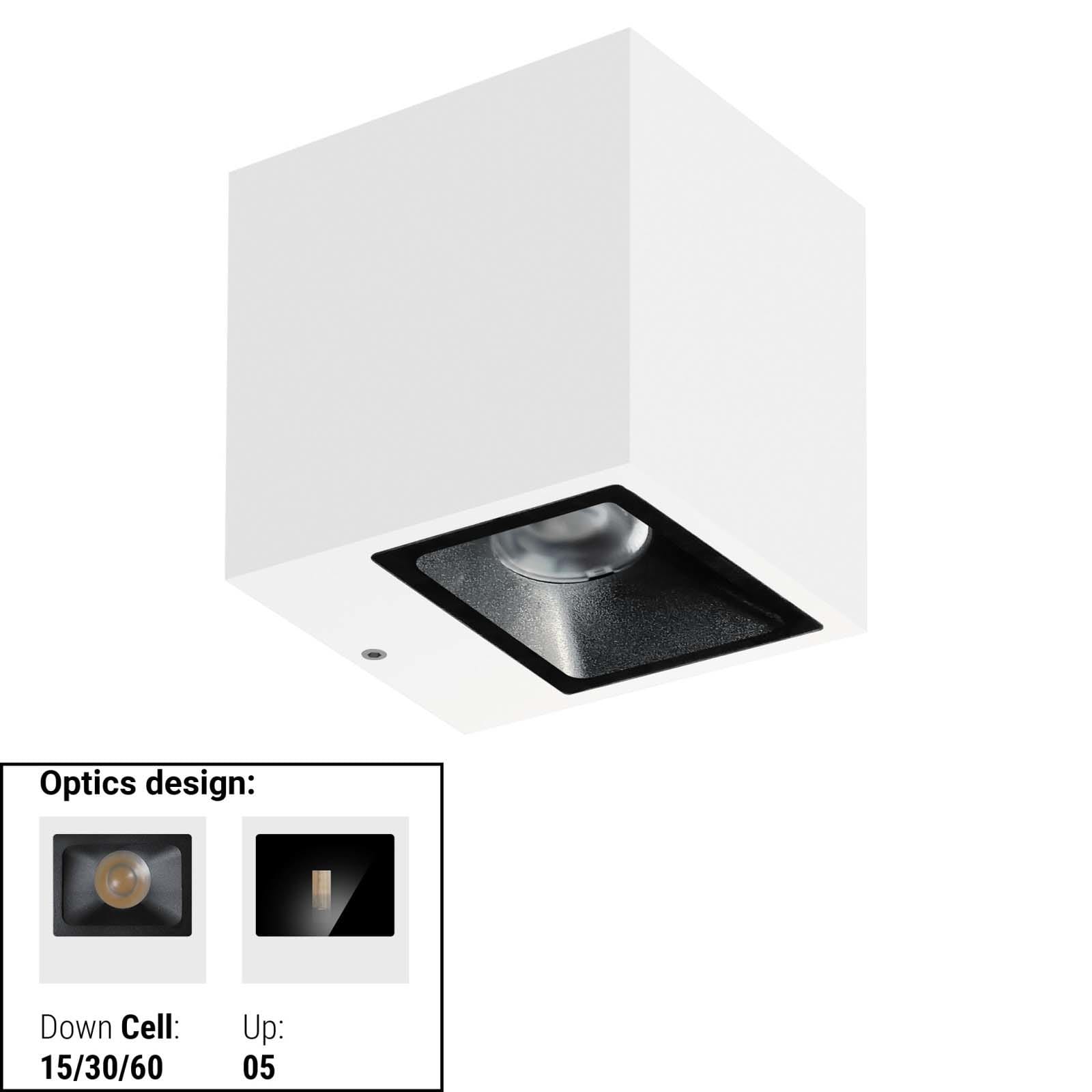 LINEA LIGHT (ILED) - ILD76286W30 CUBIT 39 2L BI-EM 31WAC ON/OFF BG