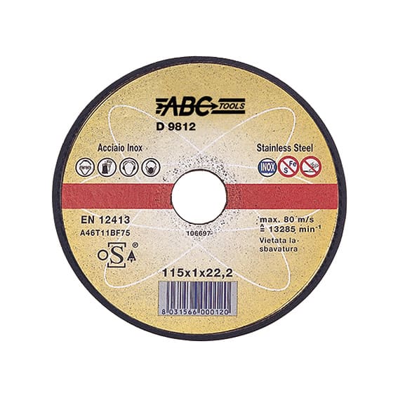 ABC TOOLS SPA - ABCD98120125 DISCHI ABRASIVI D 9812 MM.125