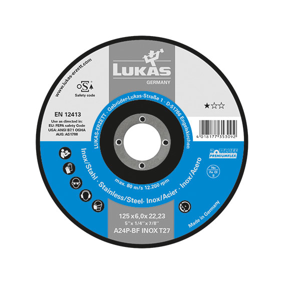 ABC TOOLS SPA - ABCD98232115 DISC.ABR.DEPR.INOX 115X6,4MM