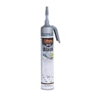 BM SPA - BMM098410120 Sigillante siliconico nero a reticolazione acetica, resistente ad alte temperature, con pratico erogatore a pressione (pressure pack)