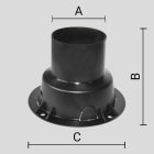 ARCLUCE SPA - ACL1099330X CONTROCASSA INGR90 TERMOPLASTICA X CAVI