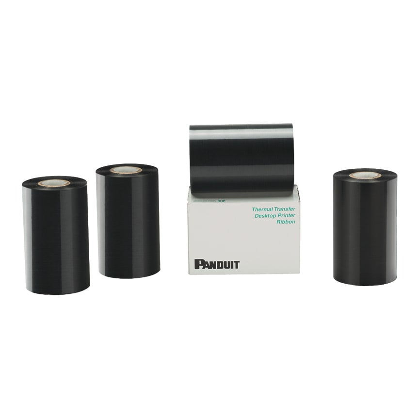 PANDUIT - PANRHER4BL-E THE BLACK RESIN THERMAL TRANSFER RIBBON