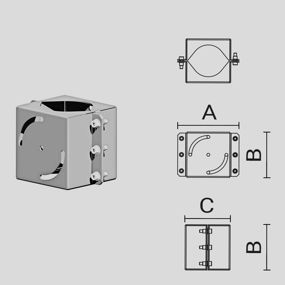 ARCLUCE SPA - ACL1099085X-21 ATTACCOPALOSING.D=120PANTHEON2