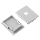 LINEA LIGHT (ILED) - ILD98932 KIT TAPPI LUNO QUADRATO 2PZ GRIGI