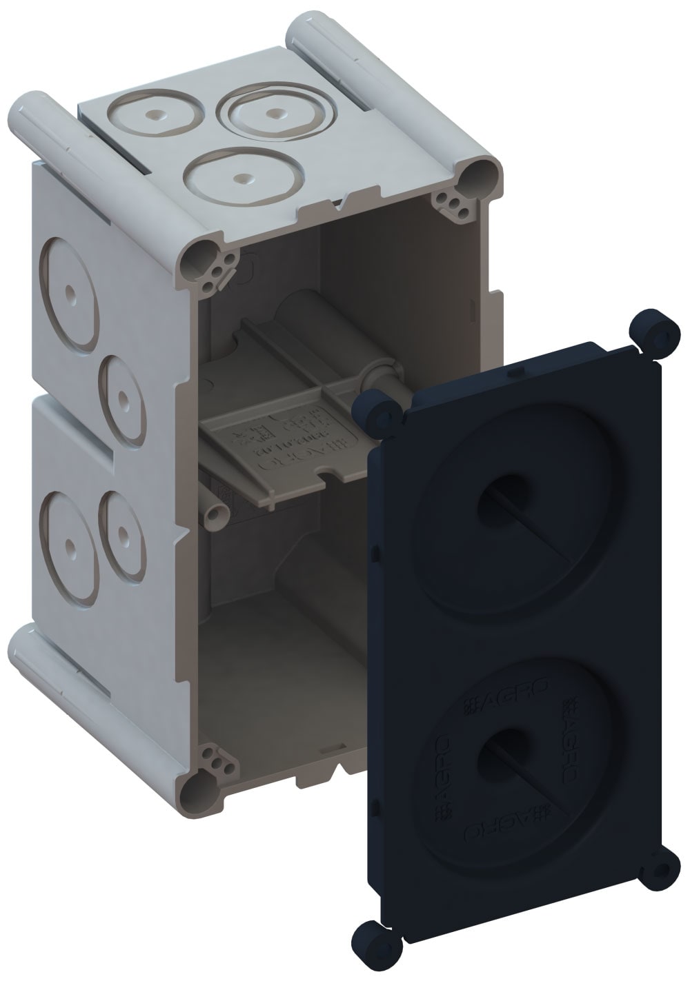 KAISER GMBH & CO. KG - KAI9902.22 AGRO EINLASSKASTEN 2X1