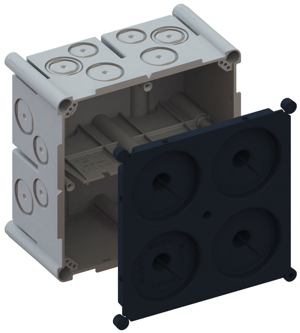 KAISER GMBH & CO. KG - KAI9902.24 Scatola da incasso AGRO 2x2