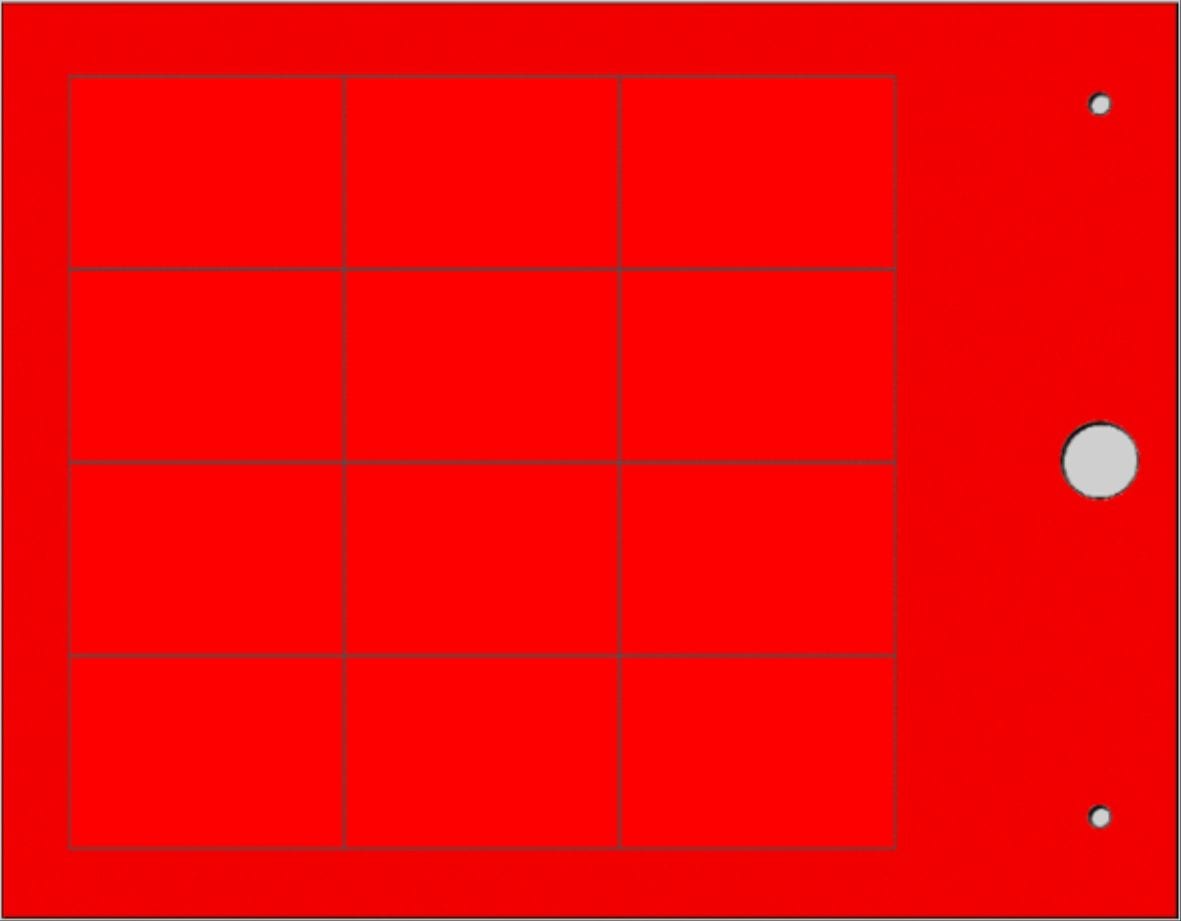 CEMBRE SPA - CEM990899 TARG.MG-17.5-R X PROF. M.GERIN ROSSO 25X