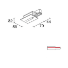 SIDE SPA - SDE993242 BINARIO SITRACK 230V INCASSO TESTATA DI