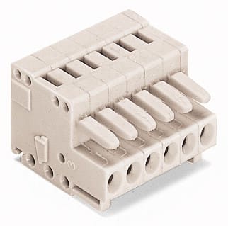 WAGO ITALIA SRL - WAG734-105 CONNETTORE FEMMINA PER 1 CONDUTTORE CAGE