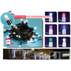 WIMEX - WIM4501220 STRINGA NERA 60LED BIANCHI