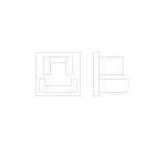 LINEA LIGHT (ILED) - ILD98915 KIT TAPPI IN PLASTICA 2PZ.BIANCHI