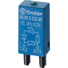 FINDER SPA - FIN9980023098 MOD. INDICATORE LED+VARIST. 110/240V AC/