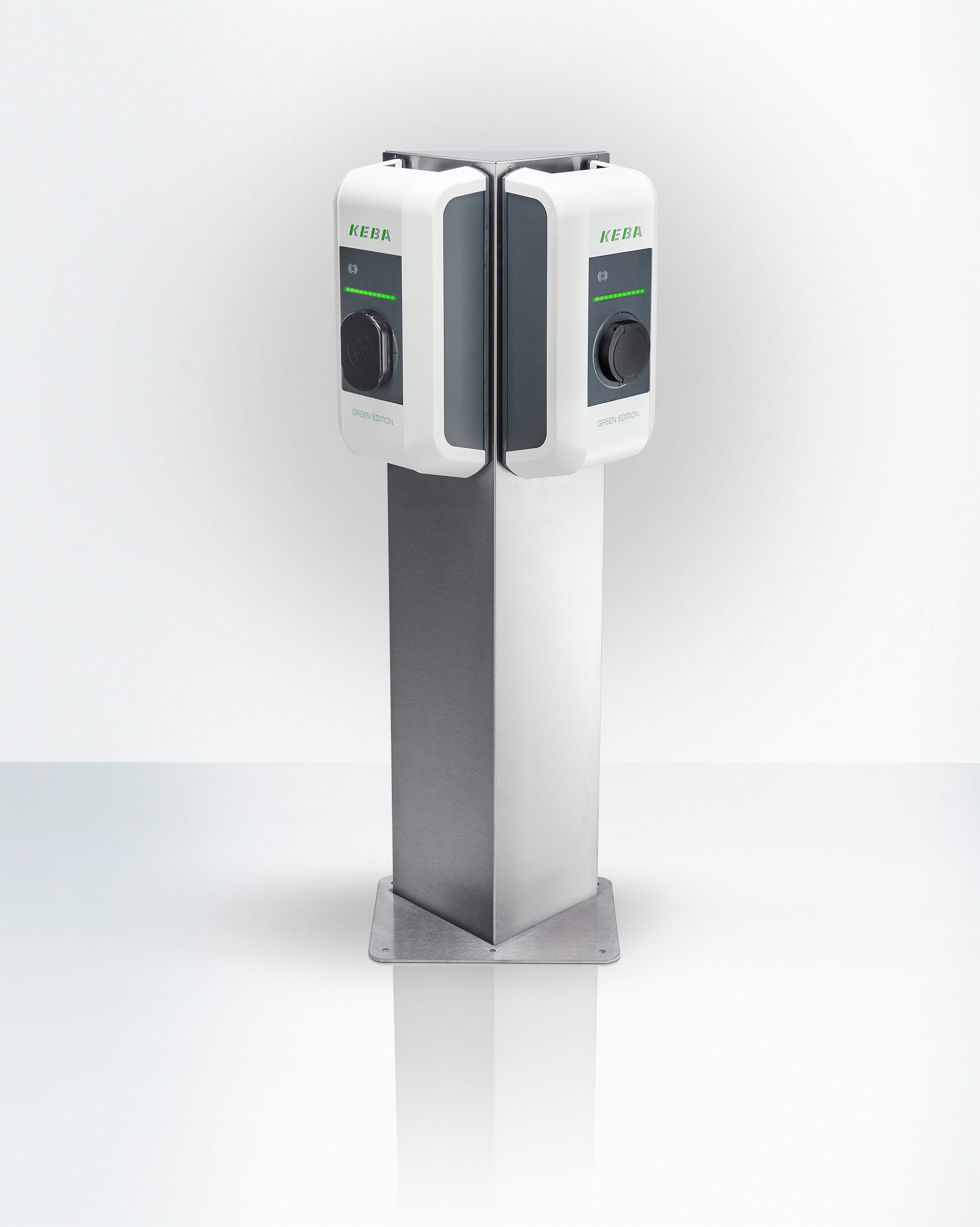 KEBA ENERGY AUTOMATI - KEA99.839 Pedestal, Triangle - stainless steel