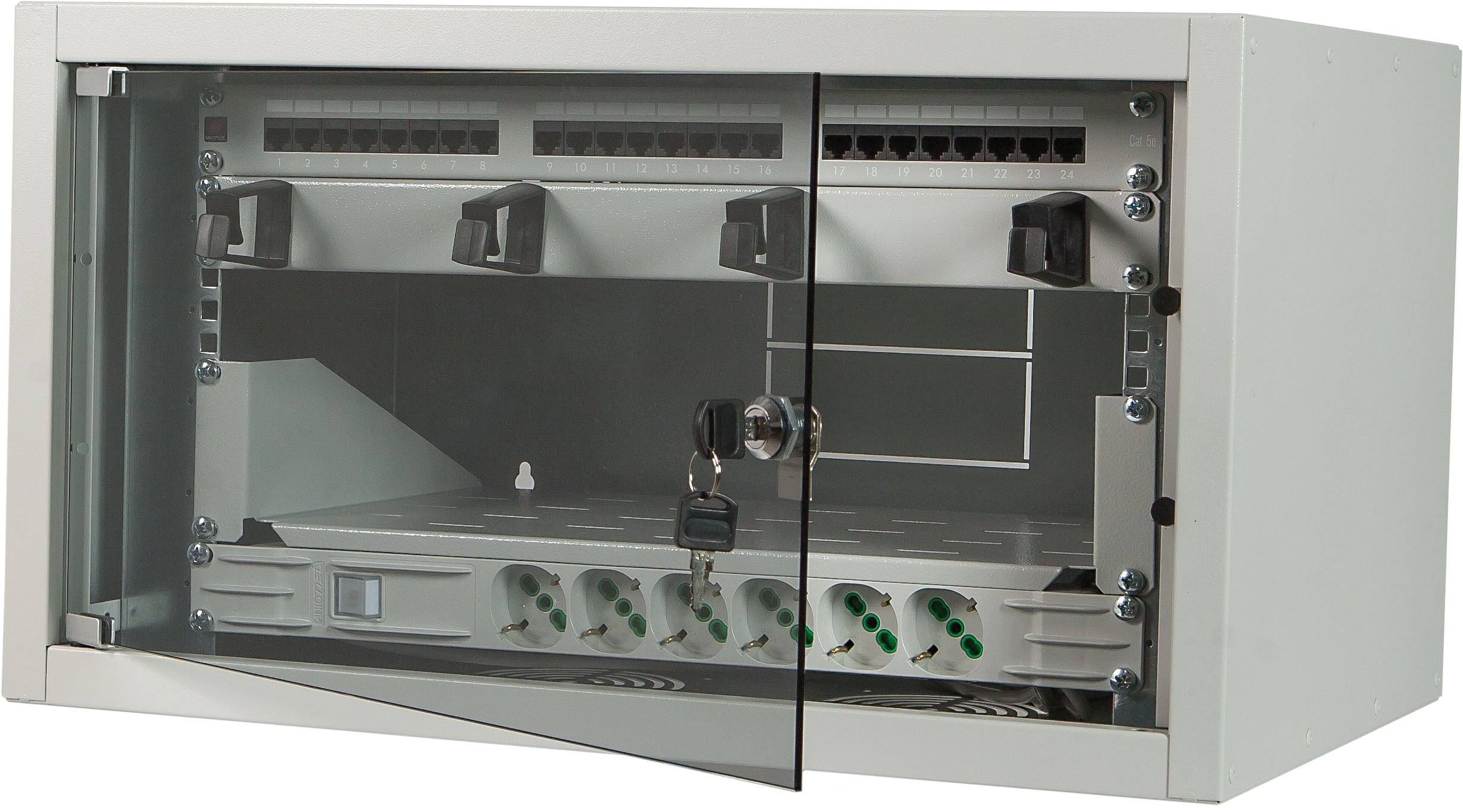 FANTON SPA - FME99906-01 KIT QUADRO CAT.6 6U 24 UTENZE GR