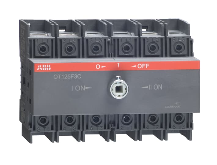 ABB SPA - ABBEE 236 4 OT125F3C SEZIONATORE 3P COMMUTATORE 125A