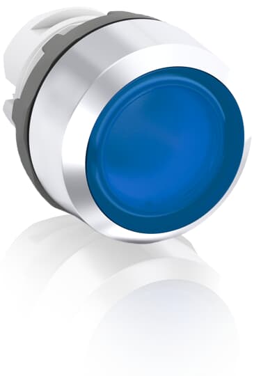 ABB SPA - ABBKZ 045 2 MP1-31L PULSANTE BLU GHIERA METALLICA